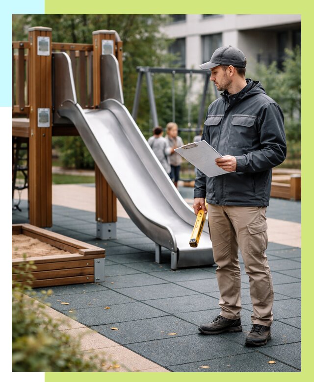 Сертификация детских площадок в Губкине от 25395 р. | Алешин-Гбк