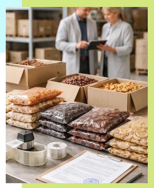 Сертификация сухофруктов в Губкине от 12190 р. | Алешин-Гбк под ключ