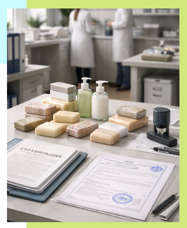 Сертификация мыла и сертификат на мыло в Губкине от 12190 | Алешин-Гбк