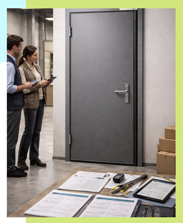 Сертификация противопожарных дверей в Губкине от 9142 р. | Алешин-Гбк