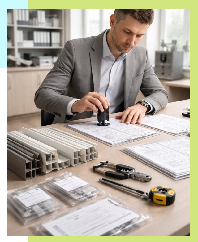 Сертификация ПВХ продукции в Губкине от 8634 р., Алешин-Гбк