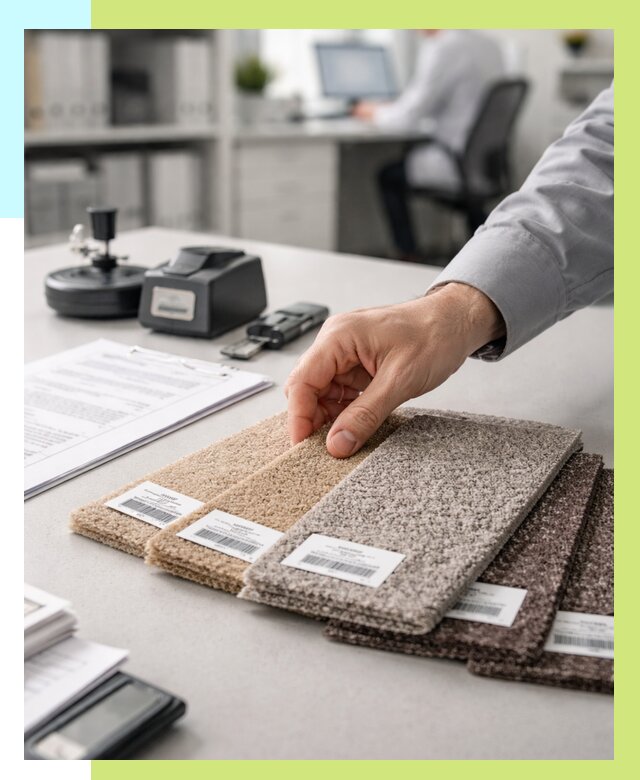 Сертификация ковролина в Губкине от 15237 р., Алешин-Гбк