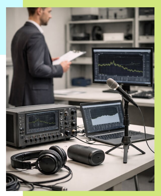 Сертификация аудиотехники в Губкине от 15237 р., Алешин-Гбк