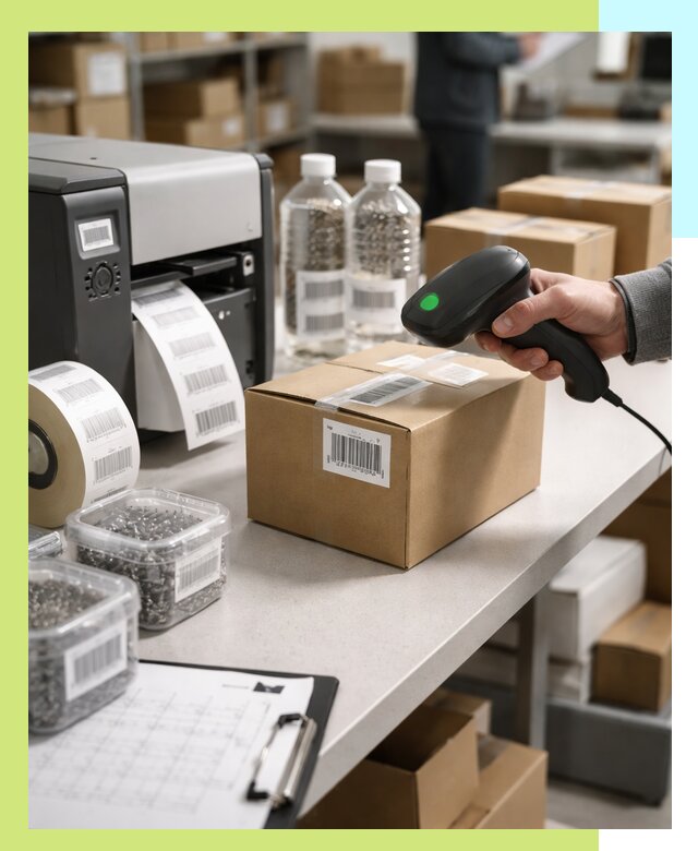Штрихкодирование продукции и маркировка для продажи в Губкине