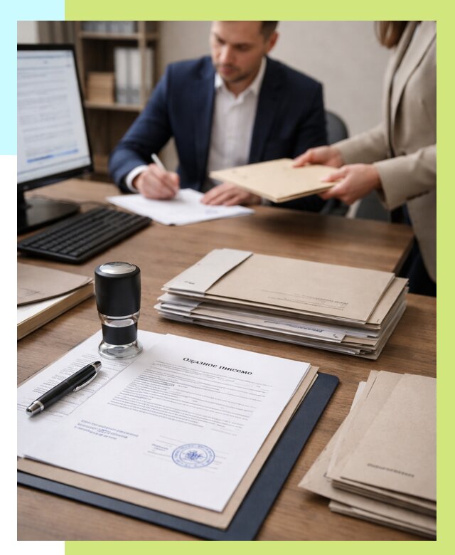 Отказное письмо для таможни в Губкине от 3047 р, Алешин-Гбк