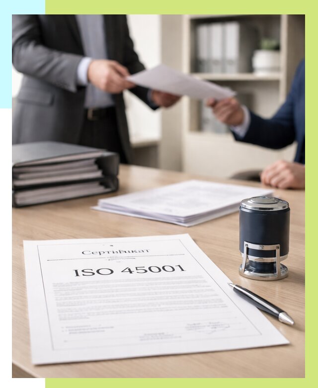 Сертификат ISO 45001 в Губкине под ключ от 45711 р. | Алешин-Гбк
